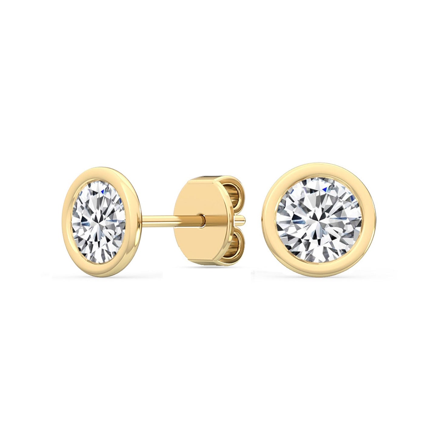 ISADORA JEWELLERY Lab Grown Diamond Earrings in 14ct Yellow Gold