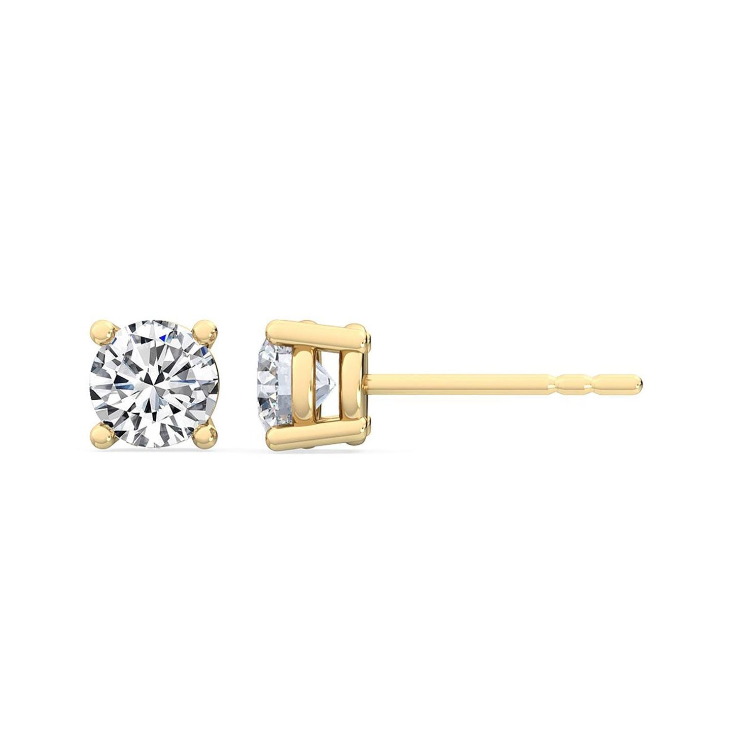 ISADORA JEWELLERY Lab Grown Diamond Stud Earrings in 14ct Yellow Gold