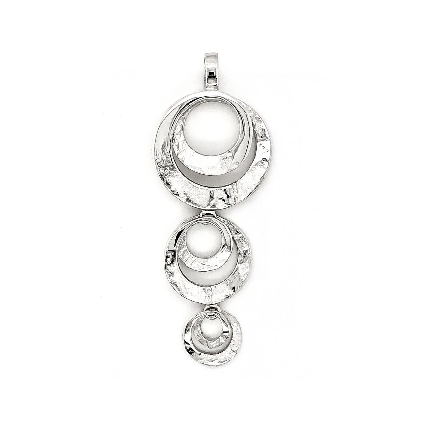ISADORA JEWELLERY Sterling Silver Three Circles Pendant