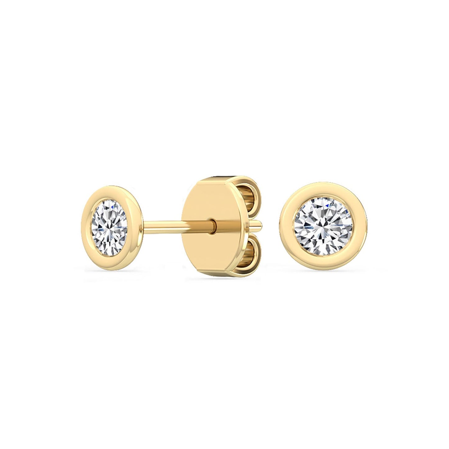 ISADORA JEWELLERY Lab Grown Diamond Earrings in 14ct Yellow Gold