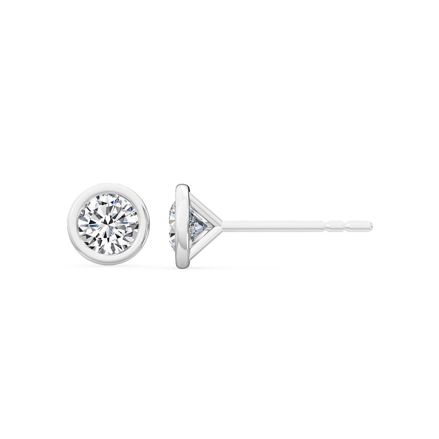 ISADORA JEWELLERY Lab Grown Diamond Earrings in 14ct White Gold