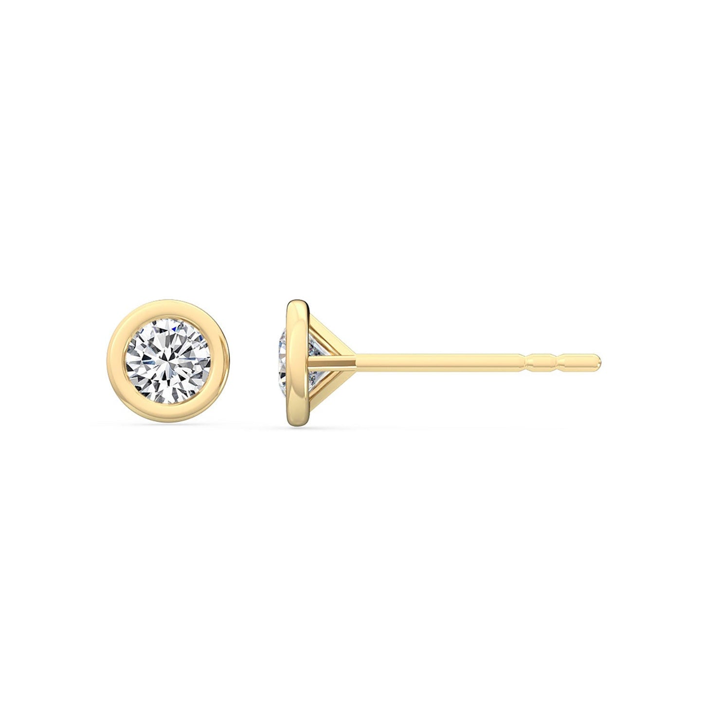 ISADORA JEWELLERY Lab Grown Diamond Earrings in 14ct Yellow Gold