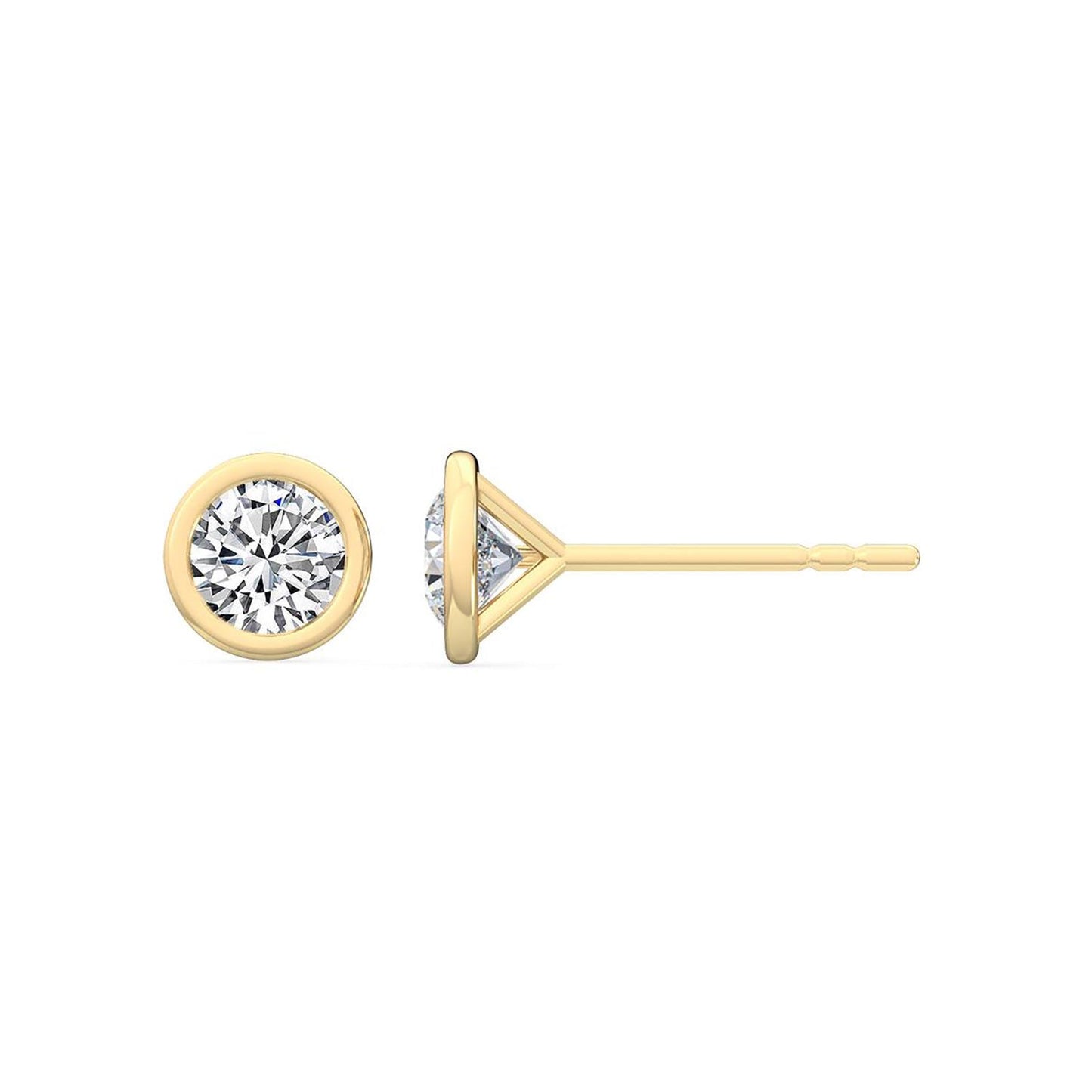 ISADORA JEWELLERY Lab Grown Diamond Earrings in 14ct Yellow Gold