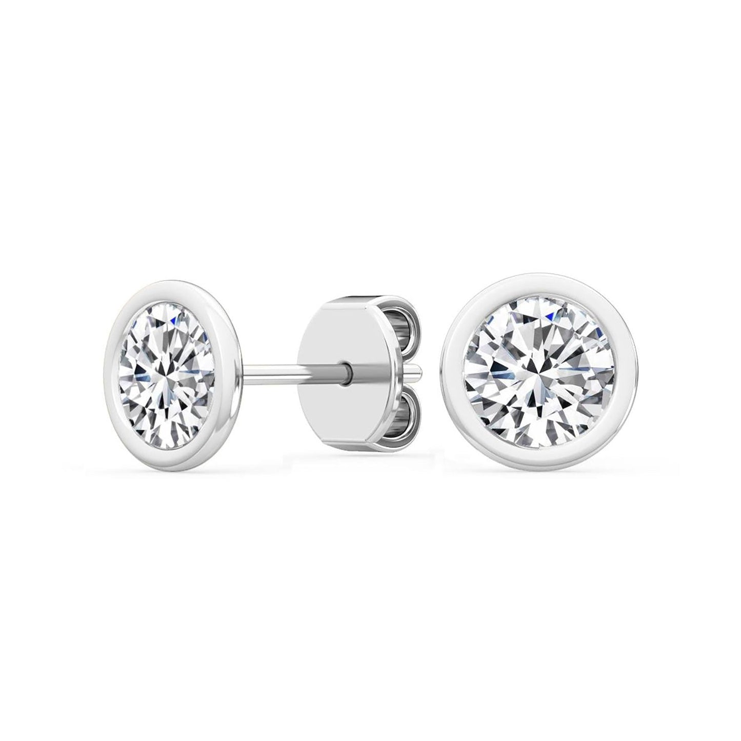 ISADORA JEWELLERY Lab Grown Diamond Earrings in 14ct White Gold