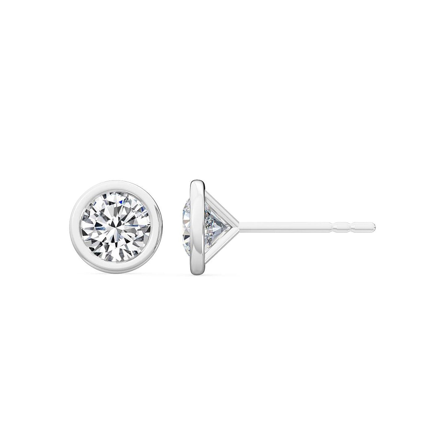 ISADORA JEWELLERY Lab Grown Diamond Earrings in 14ct White Gold