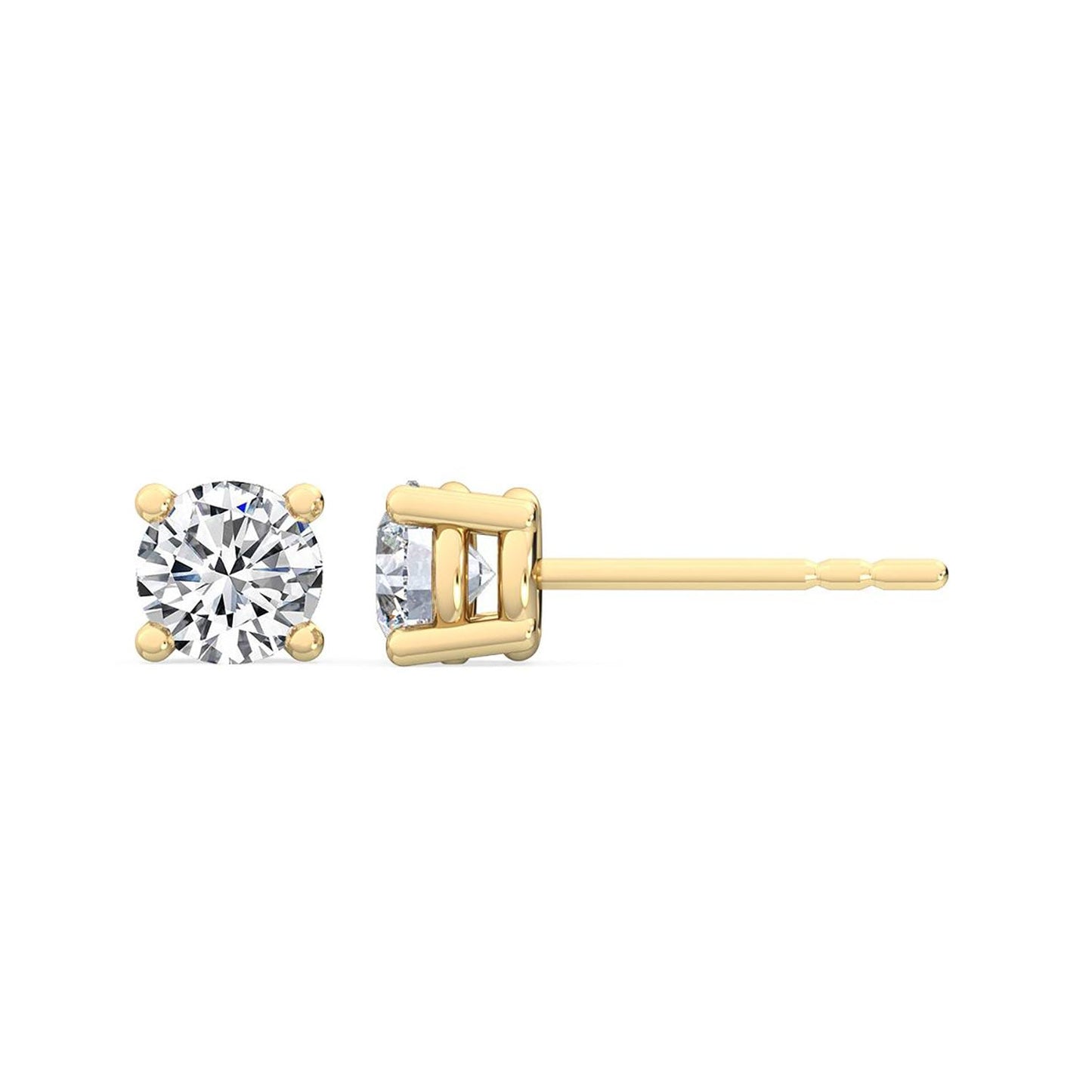 ISADORA JEWELLERY Lab Grown Diamond Stud Earrings in 14ct Yellow Gold