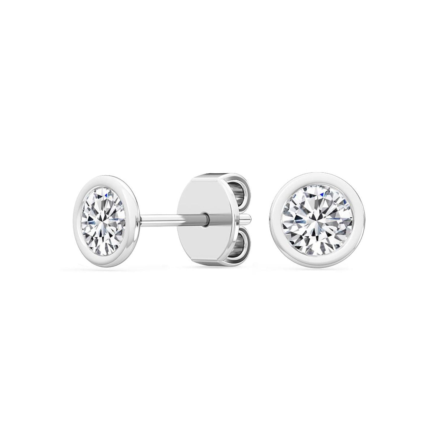ISADORA JEWELLERY Lab Grown Diamond Earrings in 14ct White Gold