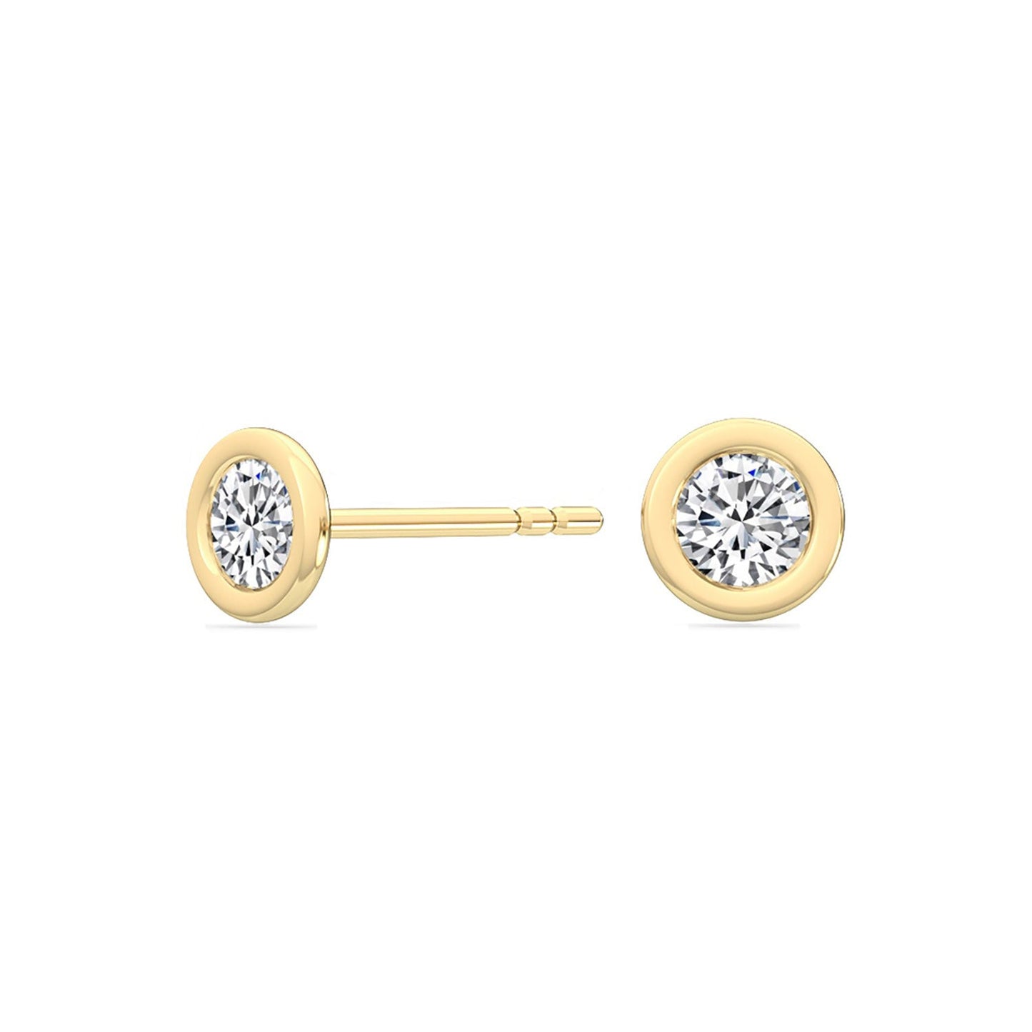 ISADORA JEWELLERY Lab Grown Diamond Earrings in 14ct Yellow Gold