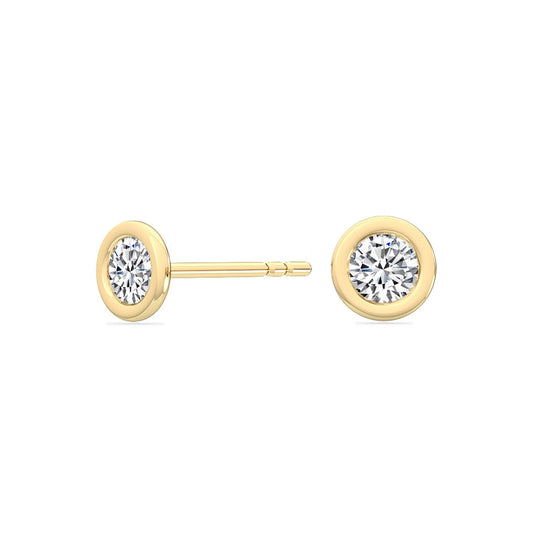 ISADORA JEWELLERY Lab Grown Diamond Earrings in 14ct Yellow Gold