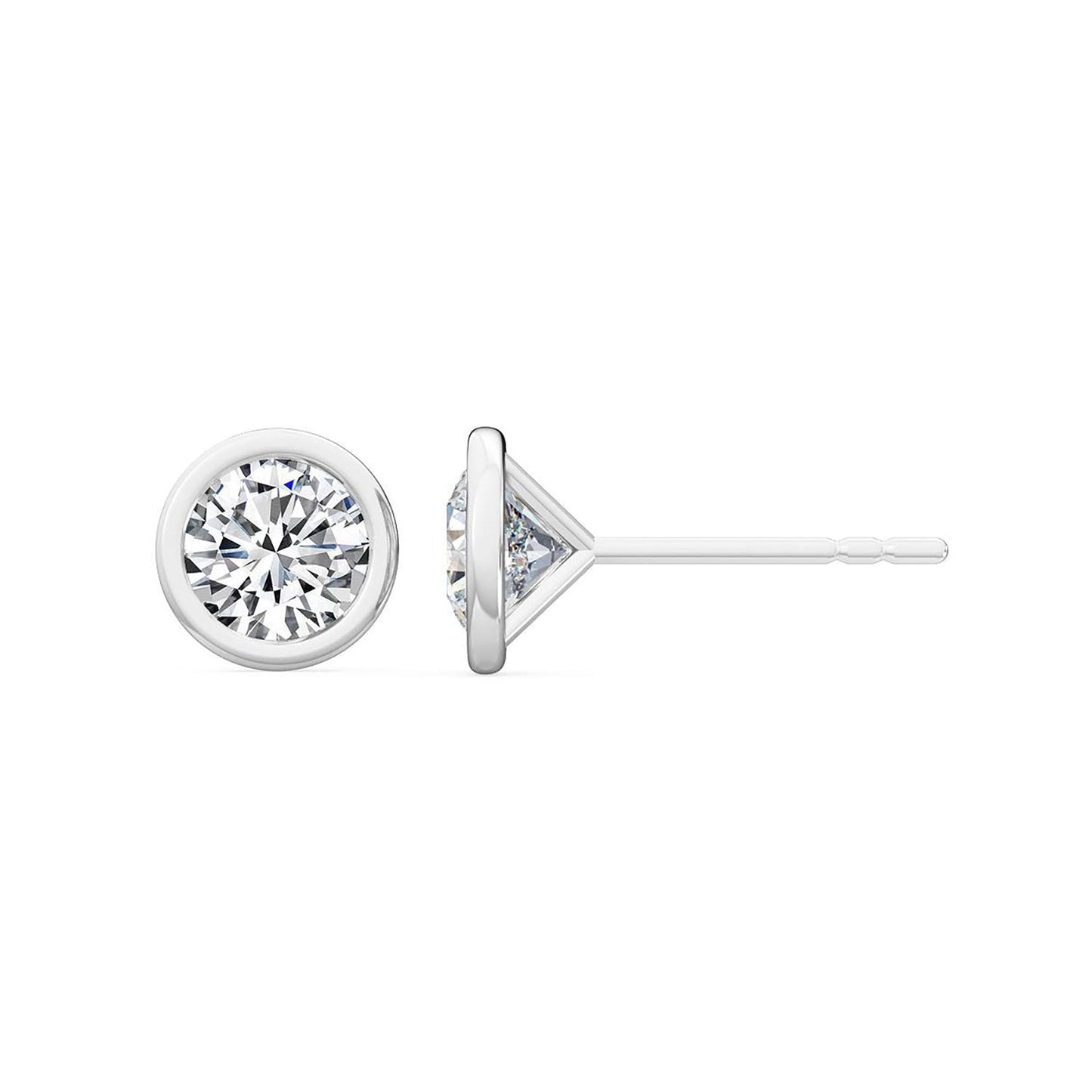 ISADORA JEWELLERY Lab Grown Diamond Earrings in 14ct White Gold