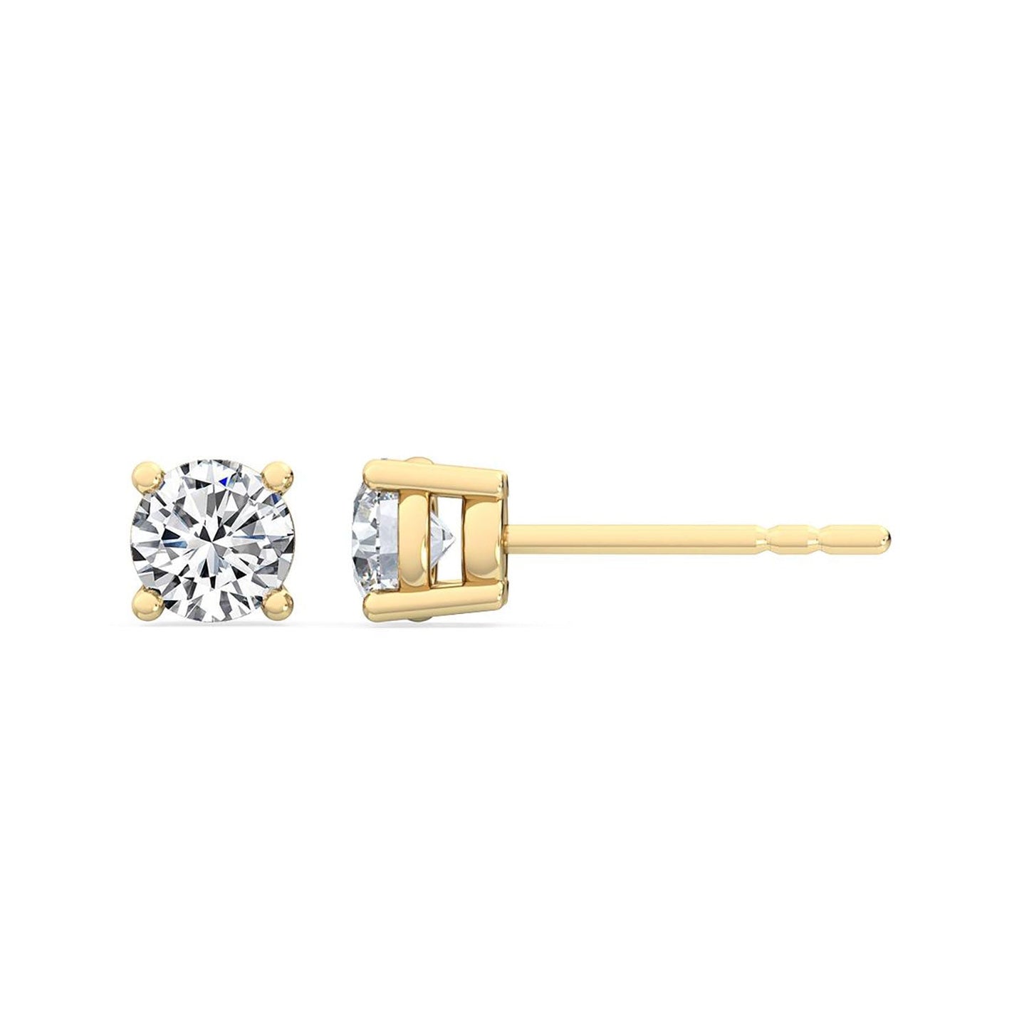 ISADORA JEWELLERY Lab Grown Diamond Stud Earrings in 14ct Yellow Gold