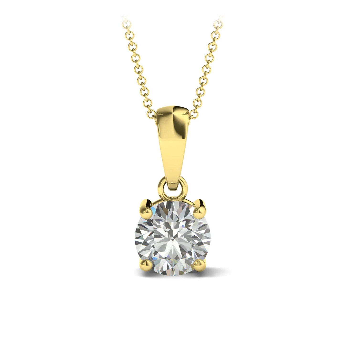 ISADORA JEWELLERY 18ct Yellow Gold Natural Diamond Pendant (0.30ct) with 18ct Gold Chain