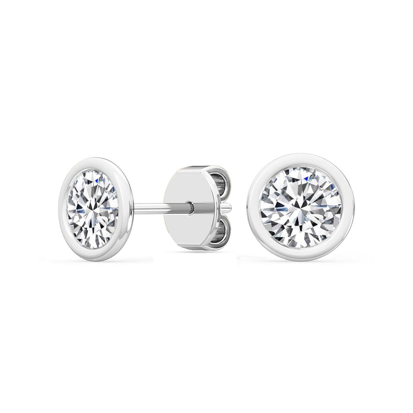 ISADORA JEWELLERY Lab Grown Diamond Earrings in 14ct White Gold