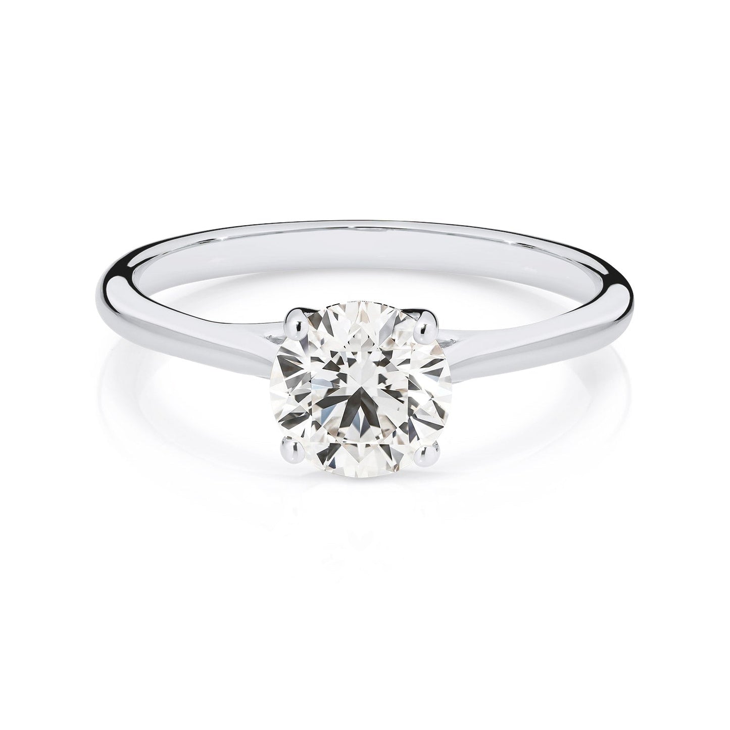 ISADORA JEWELLERY Brilliant Cut 1.00ct Lab Grown Diamond set in a stunning 14ct White Gold Ring