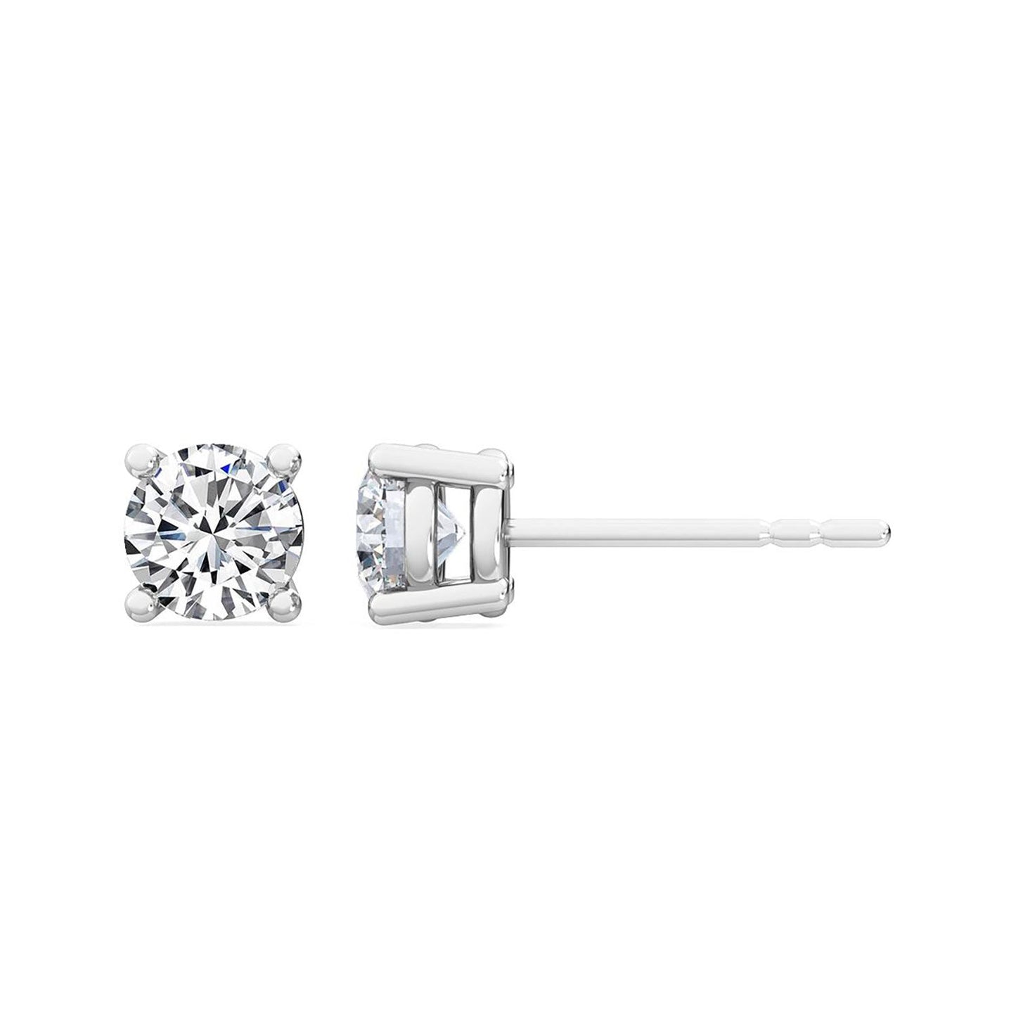 ISADORA JEWELLERY Lab Grown Diamond Stud Earrings in 14ct White Gold