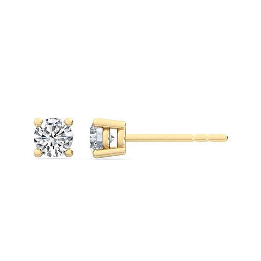 ISADORA JEWELLERY Lab Grown Diamond Stud Earrings in 14ct Yellow Gold