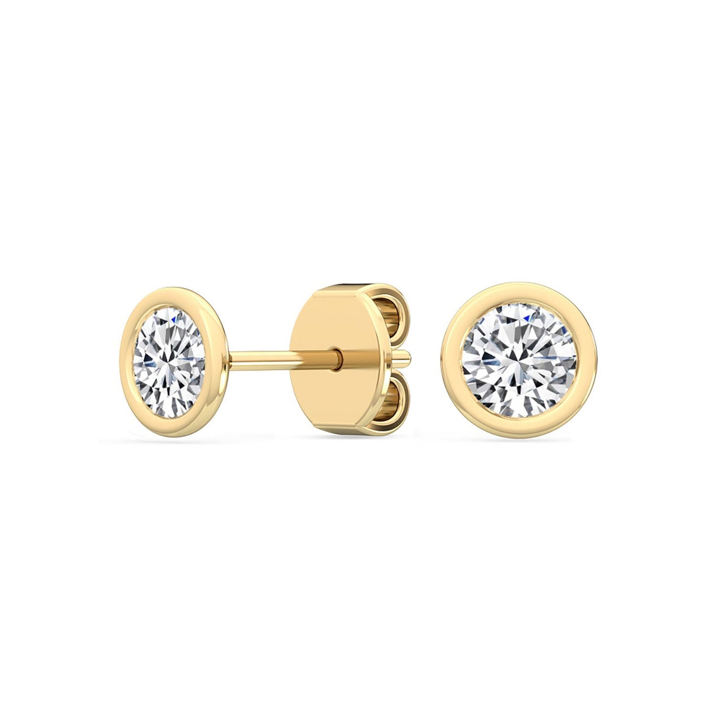 ISADORA JEWELLERY Lab Grown Diamond Earrings in 14ct Yellow Gold