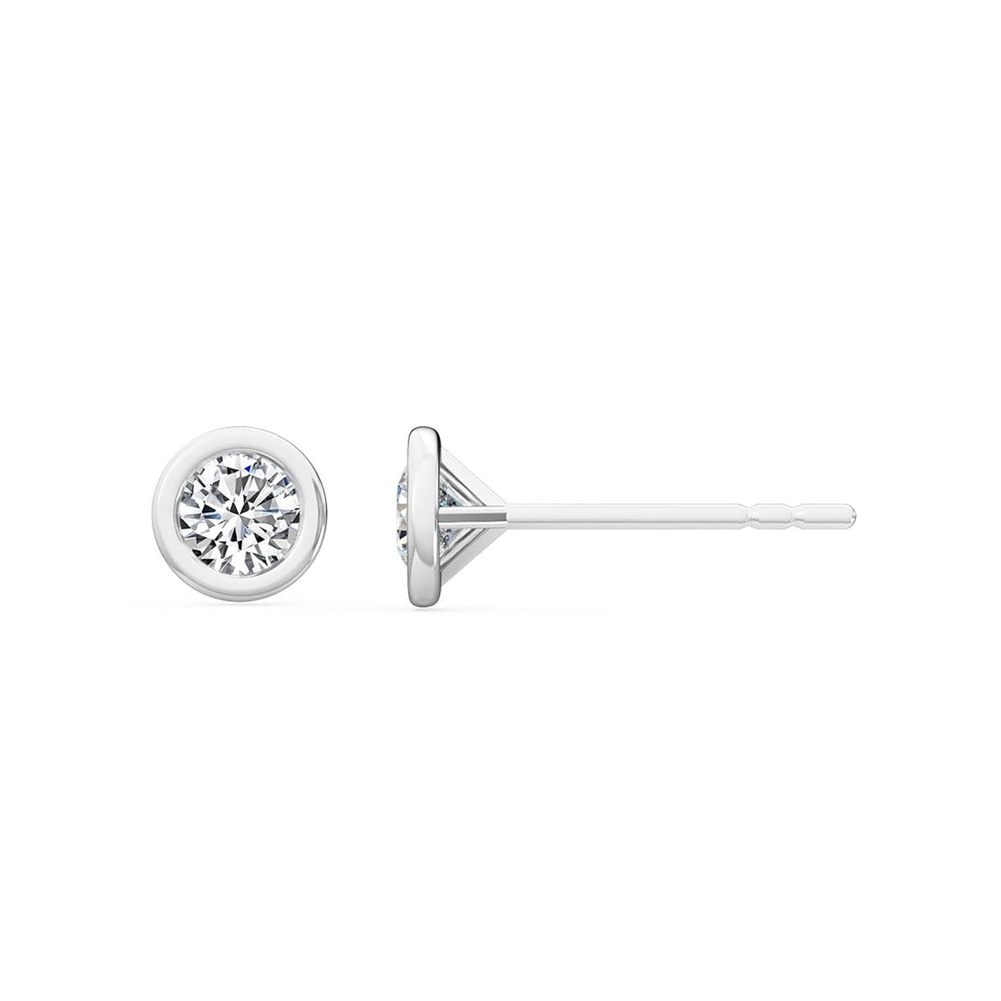 ISADORA JEWELLERY Lab Grown Diamond Earrings in 14ct White Gold