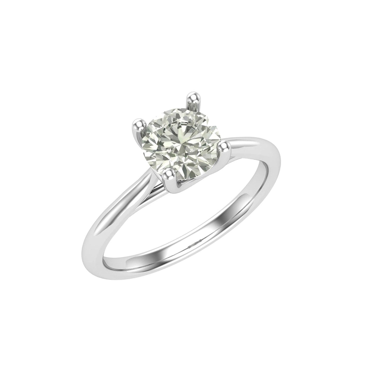 ISADORA JEWELLERY Brilliant Cut 1.00ct Lab Grown Diamond set in a stunning 14ct White Gold Ring