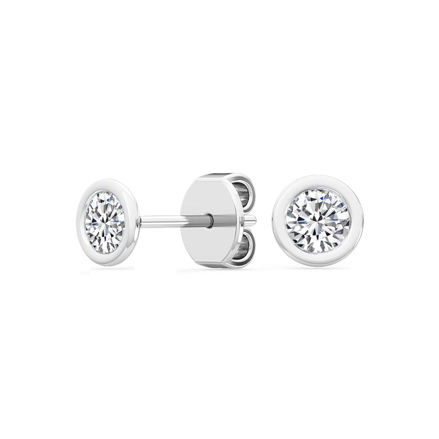 ISADORA JEWELLERY Lab Grown Diamond Earrings in 14ct White Gold