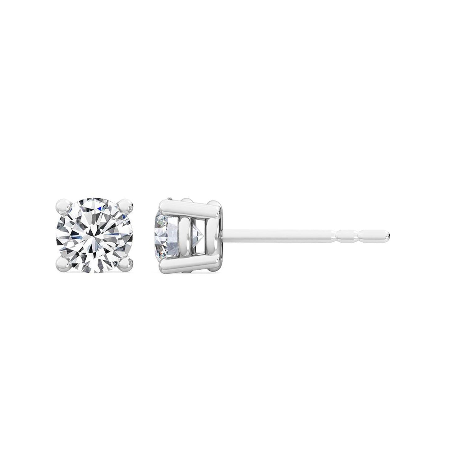 ISADORA JEWELLERY Lab Grown Diamond Stud Earrings in 14ct White Gold