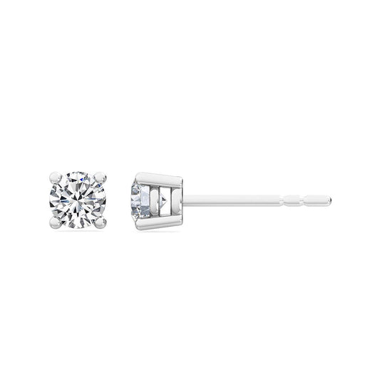 ISADORA JEWELLERY Lab Grown Diamond Stud Earrings in 14ct White Gold