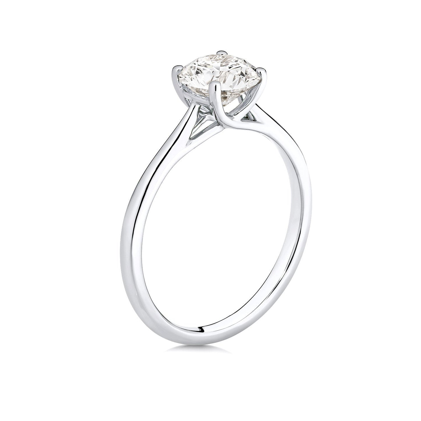 ISADORA JEWELLERY Brilliant Cut 1.00ct Lab Grown Diamond set in a stunning 14ct White Gold Ring