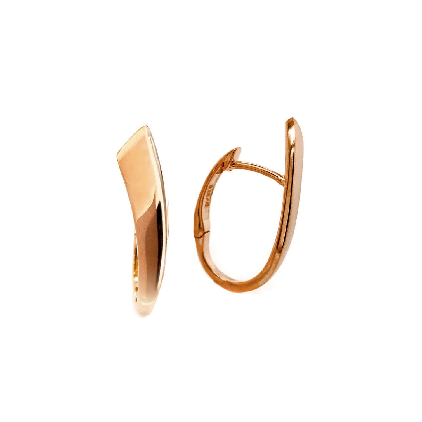 ISADORA JEWELLERY Sterling Silver Stylish Hinged Hoop Earrings
