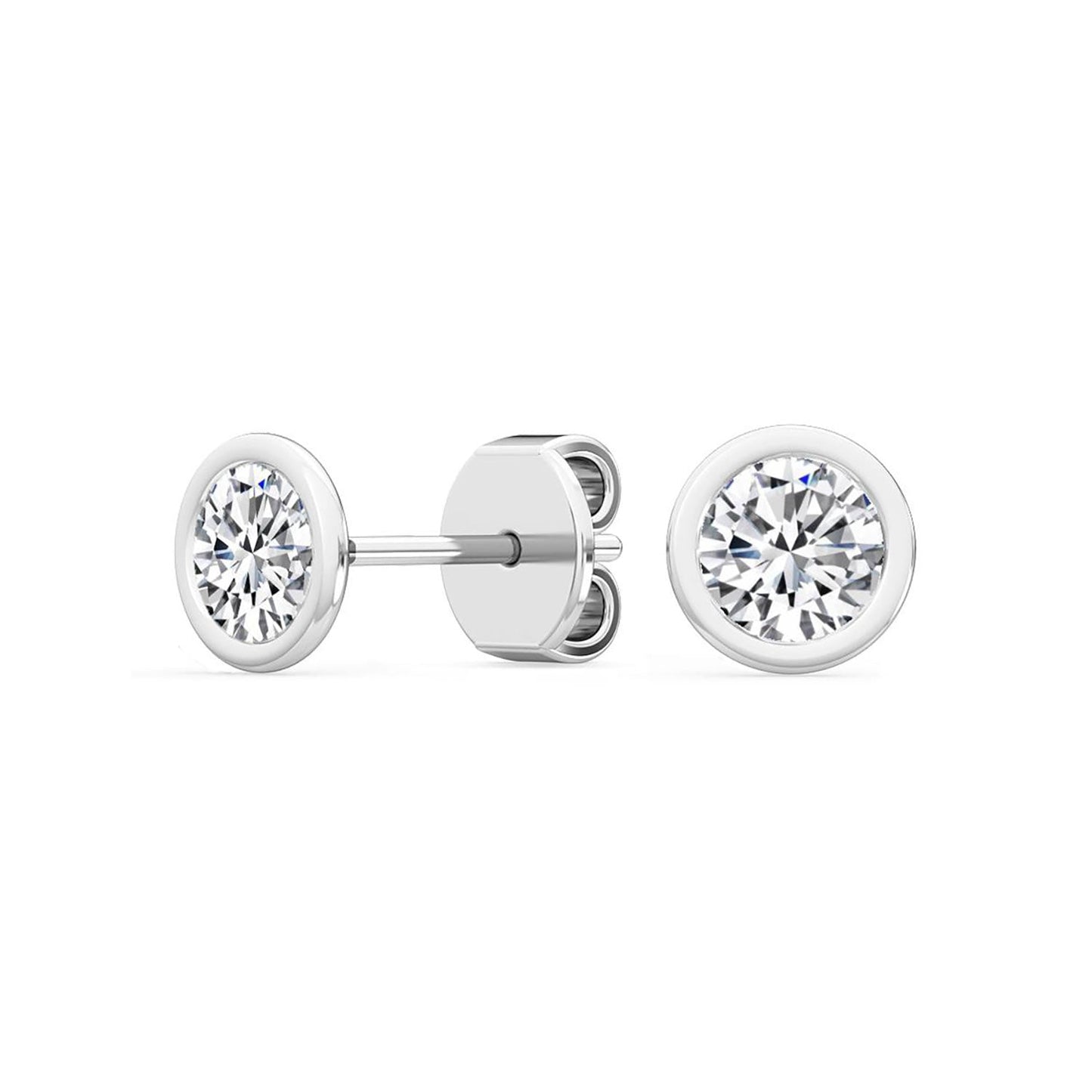 ISADORA JEWELLERY Lab Grown Diamond Earrings in 14ct White Gold